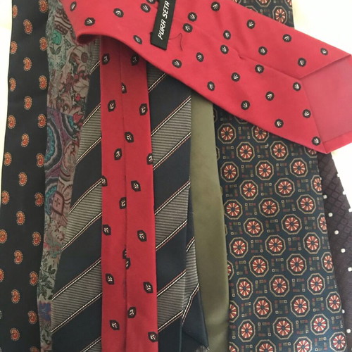 Versace Silk Ties like new, multicolor, made in Italy