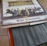 Rare chess set used, missing one piece