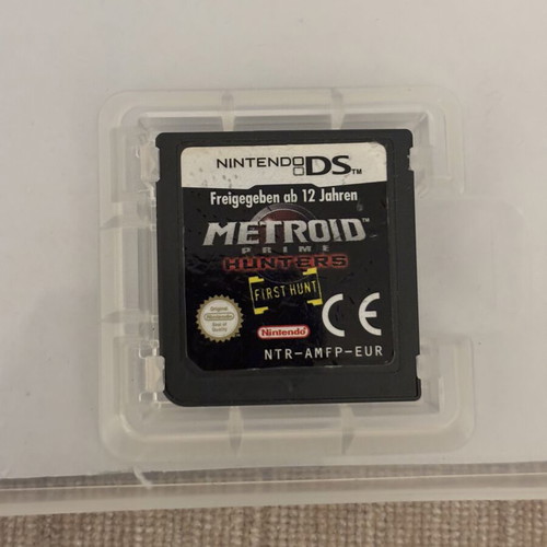 Metroid Prime Hunters First Hunt Demo Nintendo DS used with repro cover
