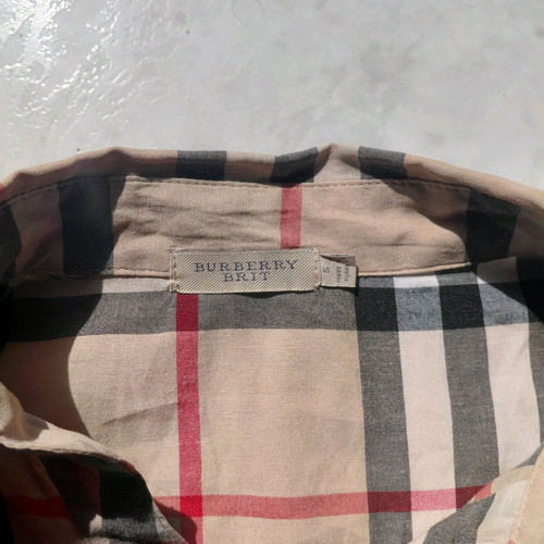 Burberry tunic small checked like new