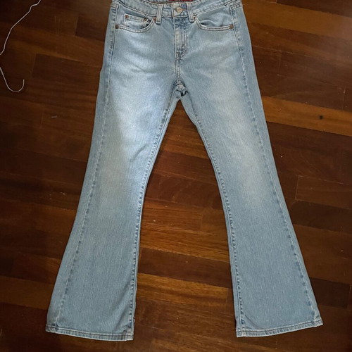 Levi’s low 519 low flare jeans like new, blue, size S