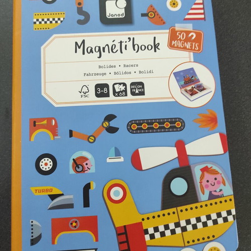 Janod Magnetic Book Vehicles like new
