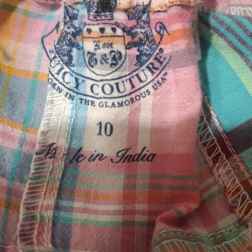 Juicy Couture Girls' Tank Top like new, colorful, cotton