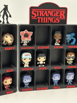 Stranger Things Display Stand for Kinder Joy and Mini Funko Figures made to order