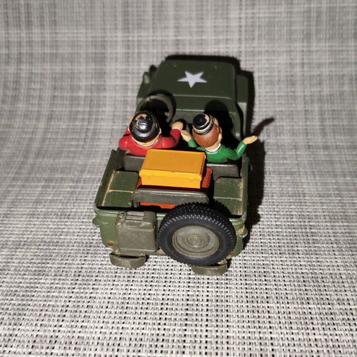 Gate Laurel & Hardy Willys Jeep US Army 1/32 diecast used