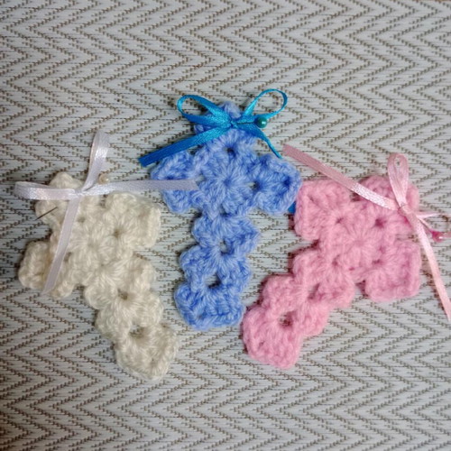 Handmade knitted martyrika crosses made to order