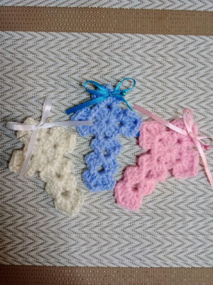 Handmade knitted martyrika crosses made to order