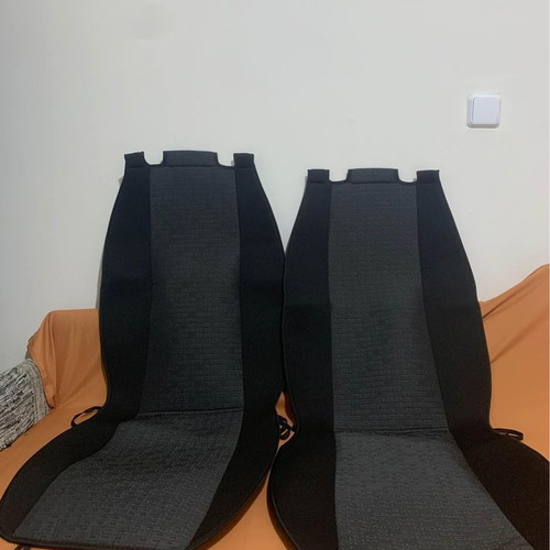 Fabric car seat covers new, set of 2 pieces