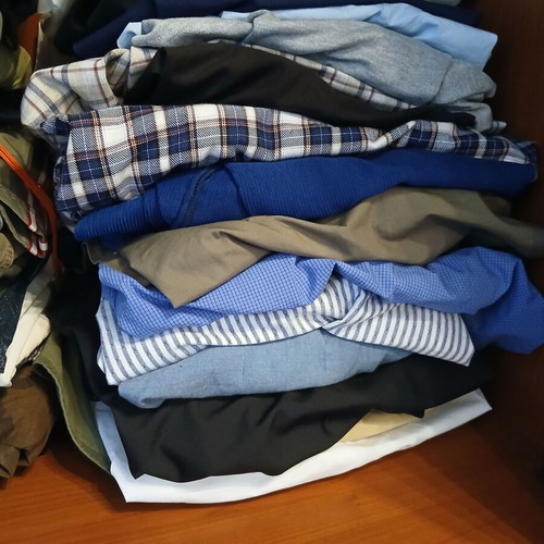 Men's dress shirts used, size XL, pack of 10
