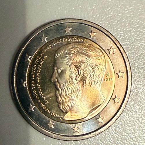 2 Euro Platonas 2013 Uncirculated Collectible
