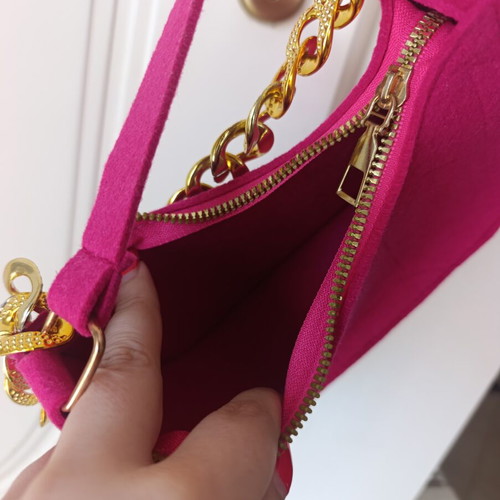 Shoulder bag fuchsia like new