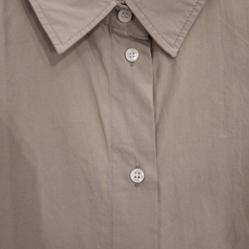 Zara khaki shirt, medium, poplin fabric