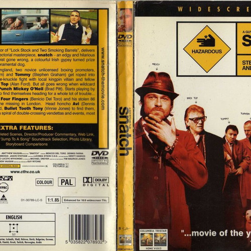 Snatch DVD μεταχειρισμένο, κωμωδία και αστυνομική με υπότιτλους