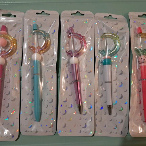 Handmade pens with black ink, new