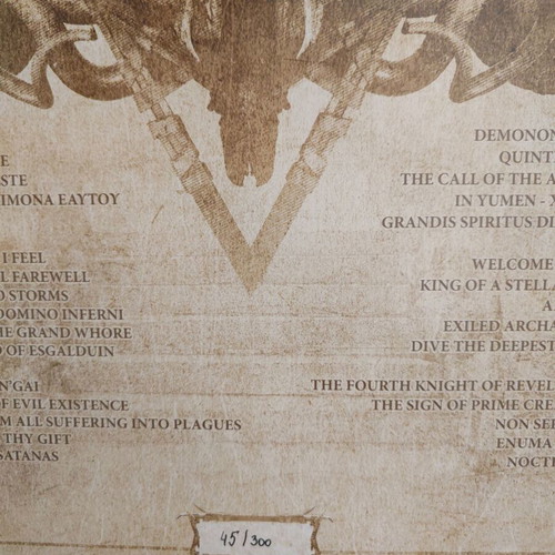 Rotting Christ Lucifer over Athens triple collectible album like new