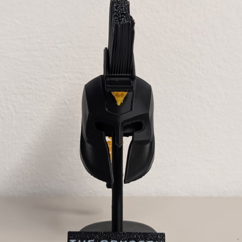 3D Printed Spartan Helmet Display The Odyssey new