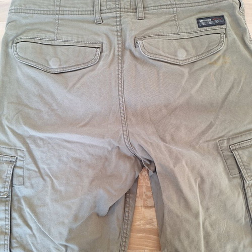 Funky Buddha men's khaki cargo shorts size S
