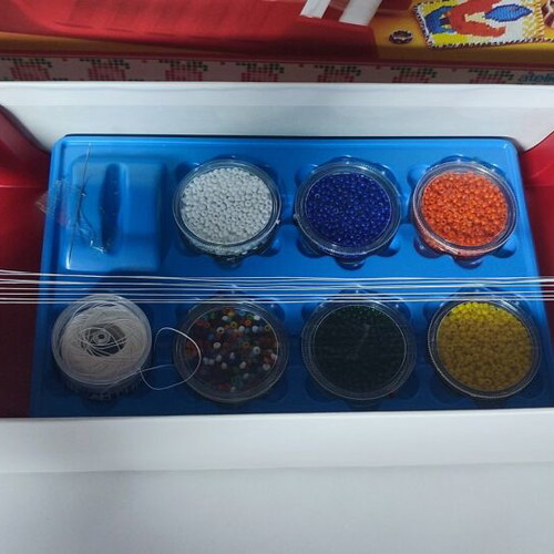 Vintage Métier à Tisser les Perles creative bead weaving set Nathan