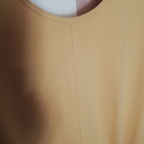 Mango long cotton dress XL new, orange
