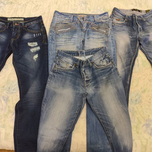 Jeans used, pack of 4 for XS/Small size
