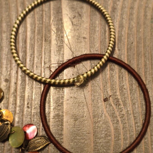 Boho style bracelets used, assorted