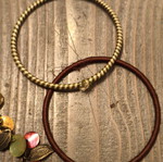 Boho style bracelets used, assorted