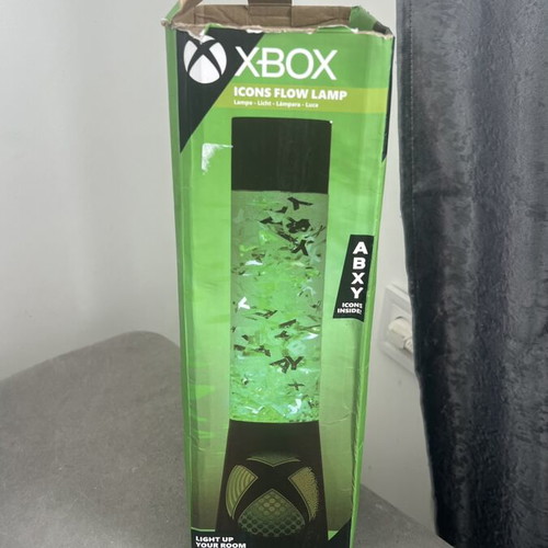 Xbox water lamp volcano new, battery or charger powered