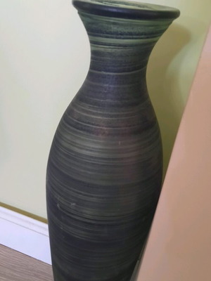 Glass vase like new, height 45cm
