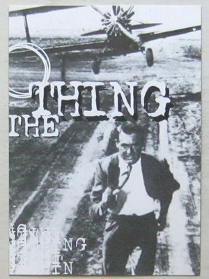 The Thing double-sided card like new