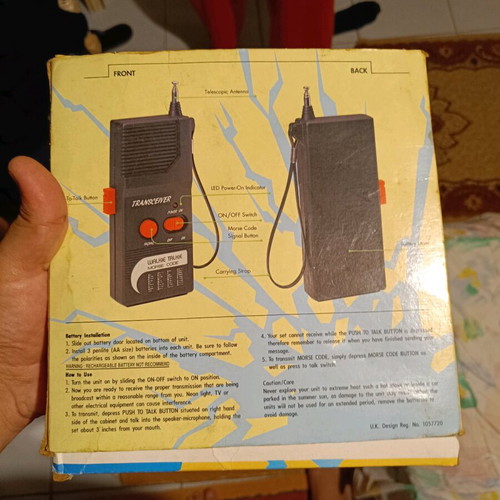 Safari walkie talkie used