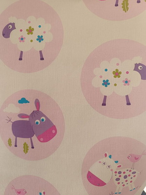 Children's wallpaper pack of 6 rolls new