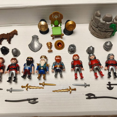 Playmobil knights and dwarfs set new with accessories