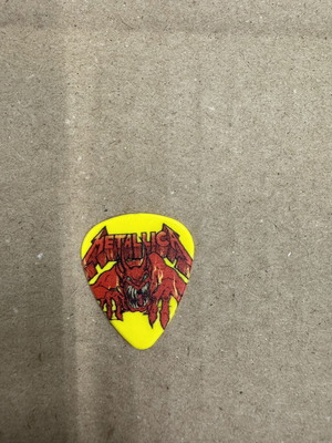 Metallica M72 Tour Guitar Pick like new