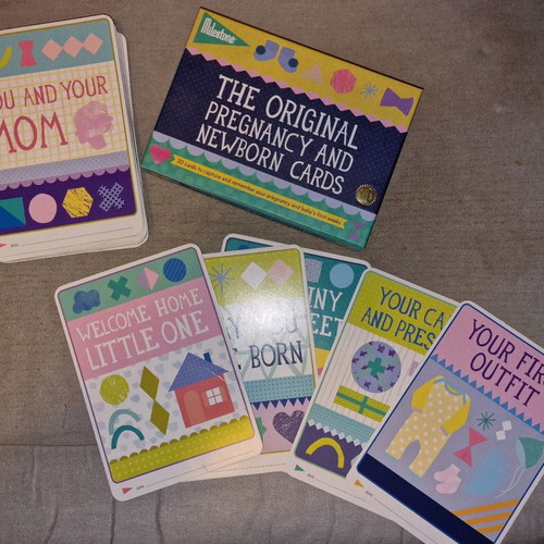 Pregnancy cards used, The original pregnancy and newborn cards