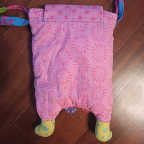 Children's owl bag used, colorful