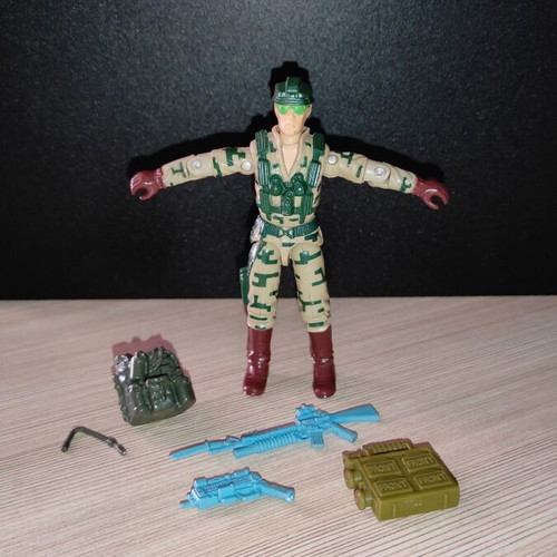 G.I.JOE Recoil (v1) 1989 action figure used, Hasbro