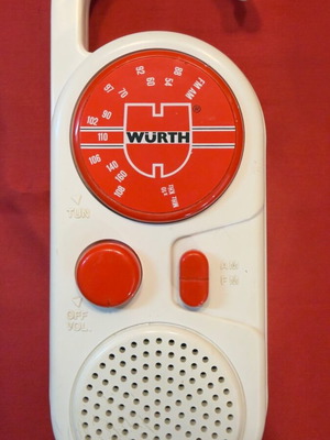 Würth promotional radio used, collectible
