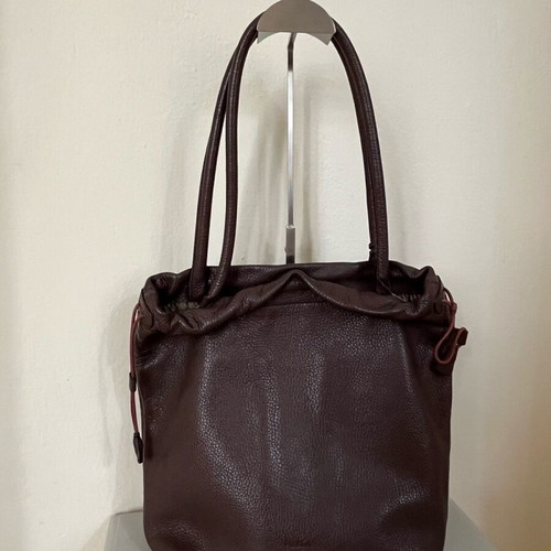 Furla shoulder bag leather brown and silver like new