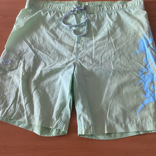 Lotto men's swim shorts used, turquoise, size L