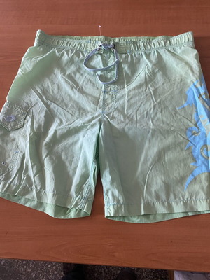 Lotto men's swim shorts used, turquoise, size L