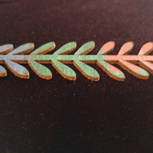 Leather necklace like new, multicolored, from Goulandris Museum