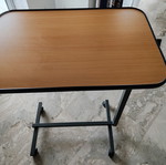 Folding dining table with wheels like new