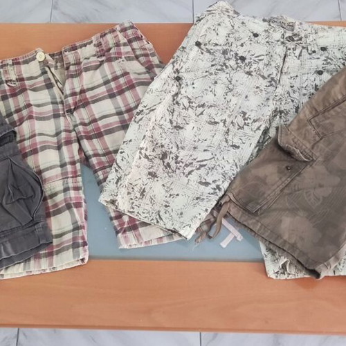 Βερμούδες εφηβικές ανδρικές μεταχειρισμένες, πακέτο 5 τεμαχίων