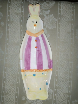 Πασχαλινό κεραμικό λαγουδάκι καινούργιο