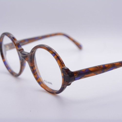 Class Vintage 80s Eyeglasses new, blue brown