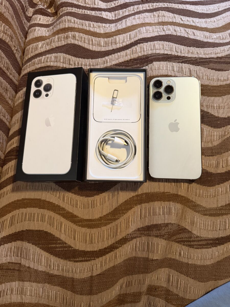 iPhone 13 Pro Max 128GB used, white,… - € 265,00 - Vendora.cy