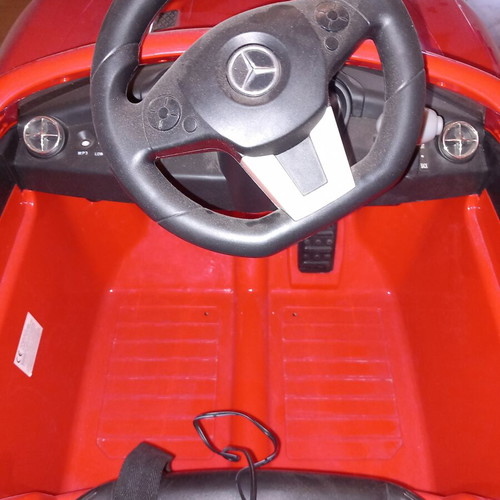 Mercedes electric kids car, red