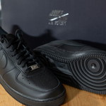 Nike Air Force 1 '07 men's sneakers black size 42.5 new