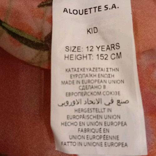 Alouette dress size 12 like new, multicolored