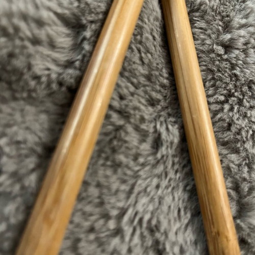 Pony wooden knitting needles used